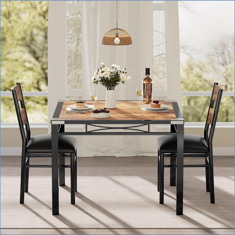 2 - Person Dining Set, Brown