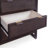 6-Drawer Double Dresser with Rattan Inlay Fronts and Faux Leather Pulls, Solid Wood Frame, Natural Modern Boho Storage-118226018