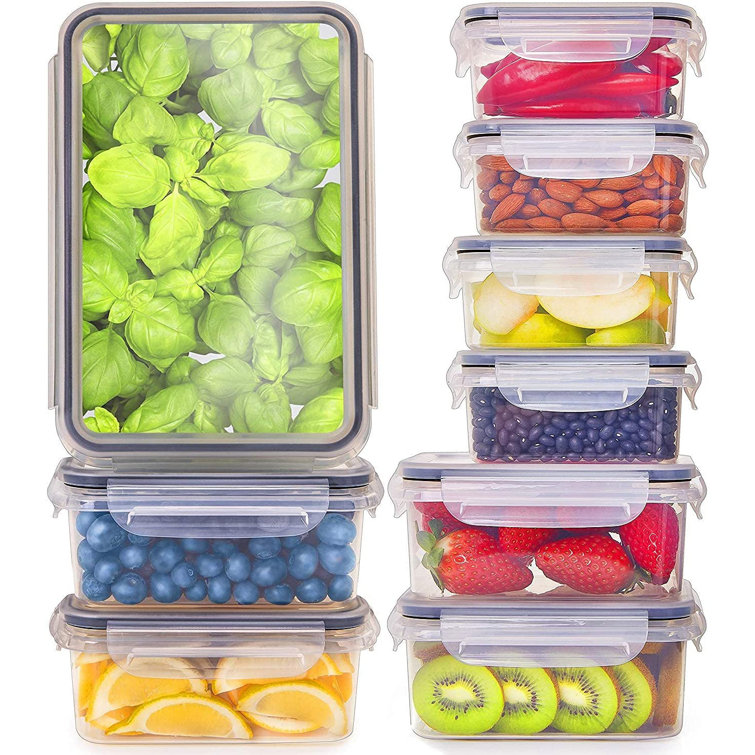 Fullstar Food Storage Containers with Lids (17 Pack) - Plastic