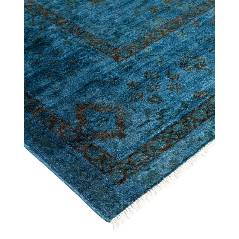 Collinsville One-of-a-Kind 9' 1" X 11' 6" Hand Knotted Area Rug