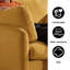 Fauteuil d'appoint surdimensionné en chenille à assise profonde avec coussins décoratifs-267802179