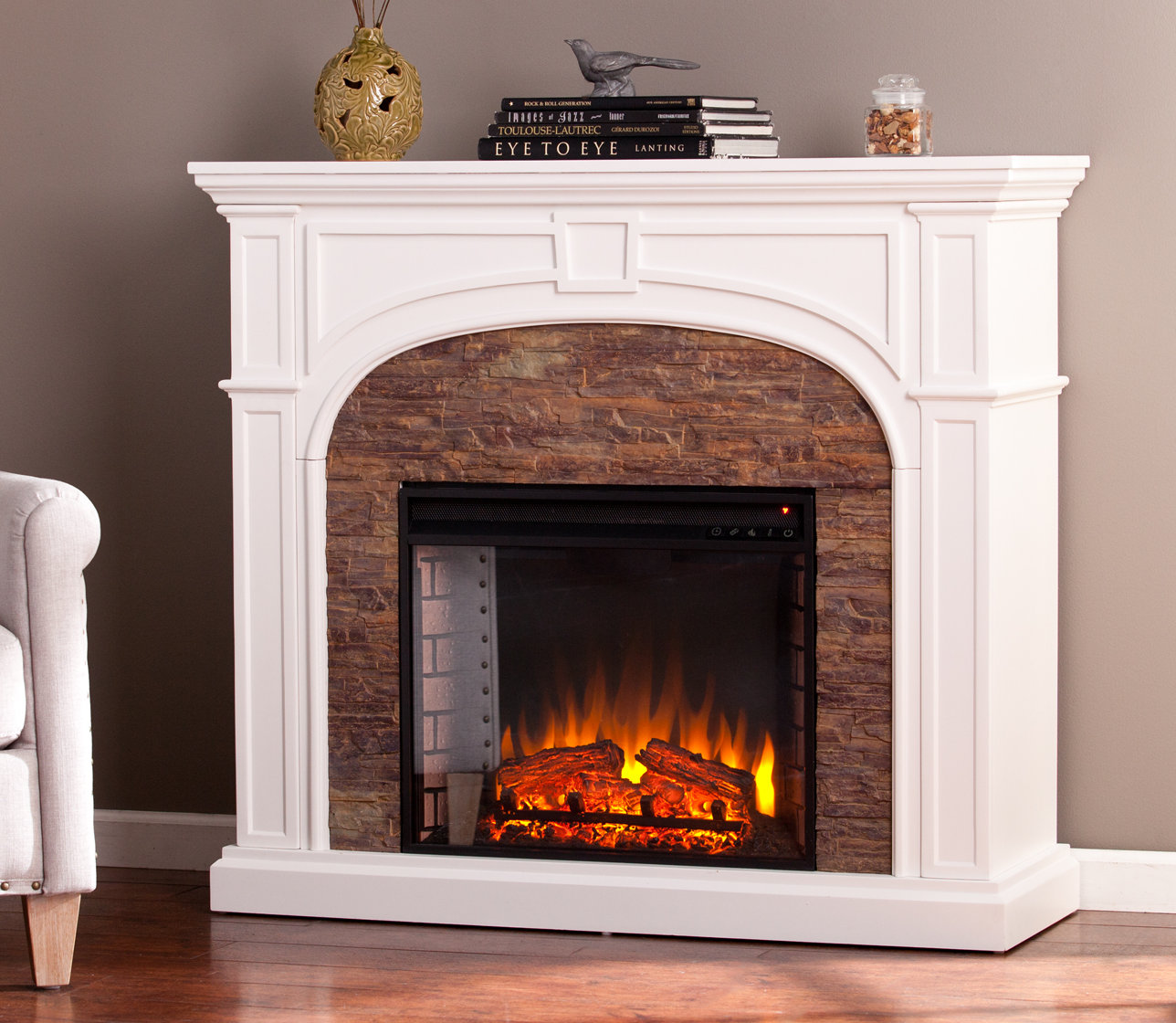 Darby Home Co Beckette 45.75'' W Electric Fireplace u0026 Reviews | Wayfair