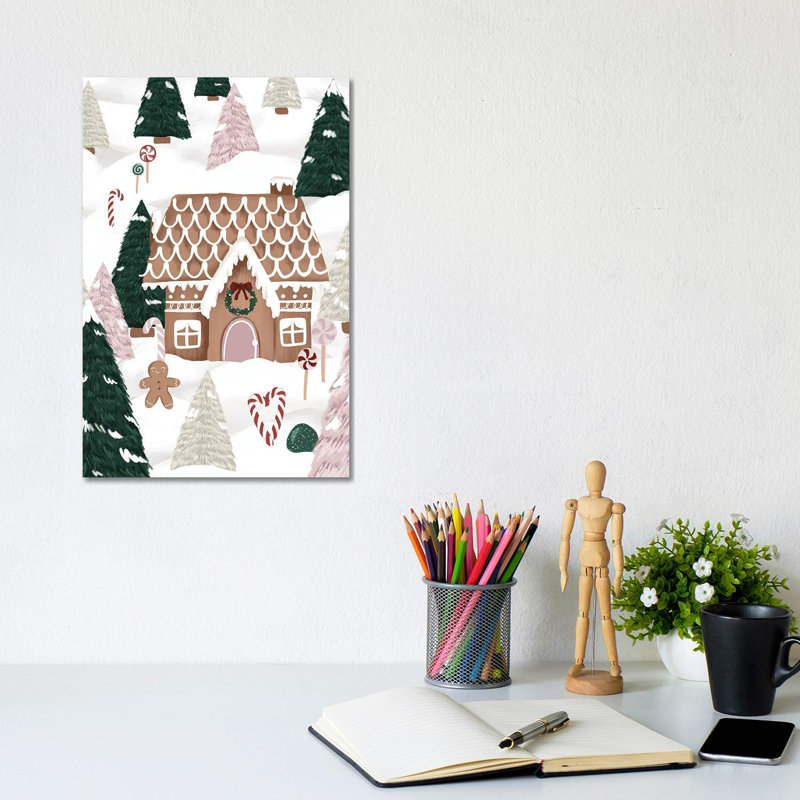 Gingerbread Forest by Katie Bryant - Wrapped Canvas Print, 20.32 cm H x 30.48 cm W