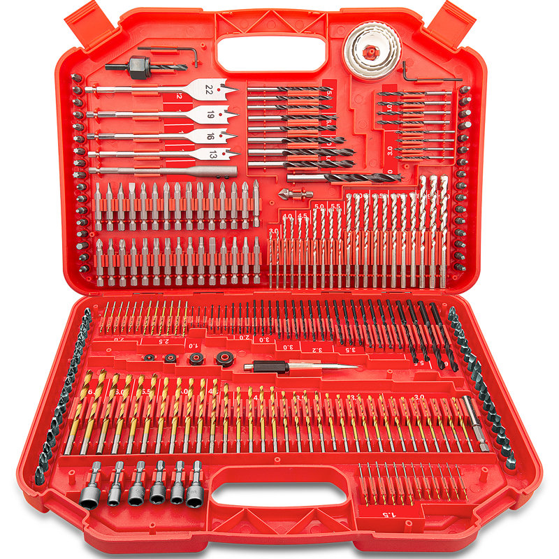  246PCs forets combinés titane pour maçonnerie en bois et métal