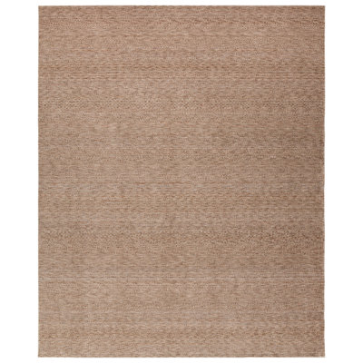 Icten Solid Brown Area Rug