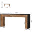 Table de couloir moderne, console, table de canapé