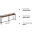 Console 55,1 po Sanderlin