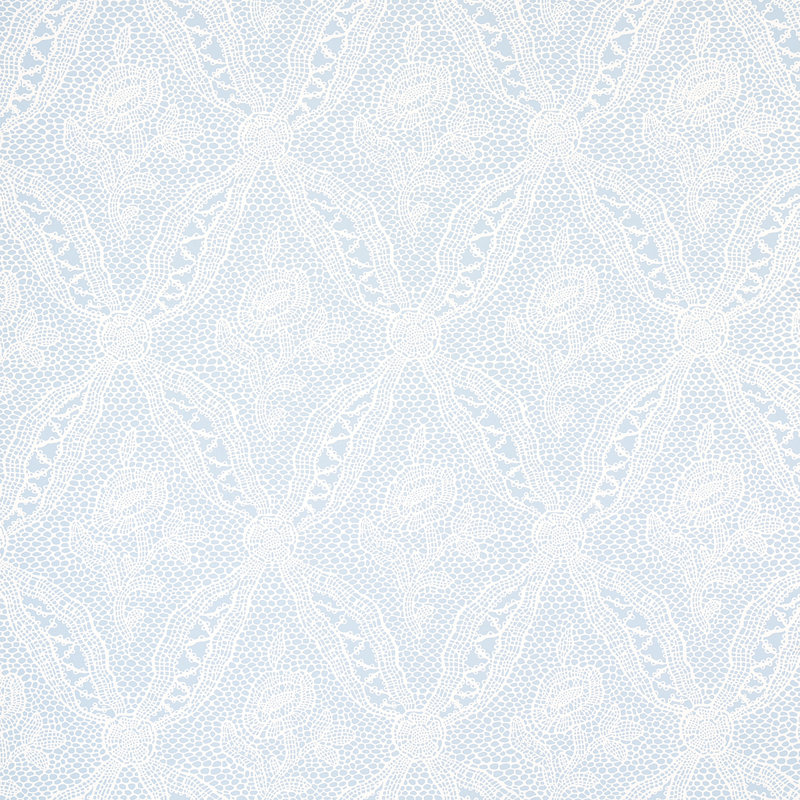 Cosette Lace Wallpaper, Cornflower