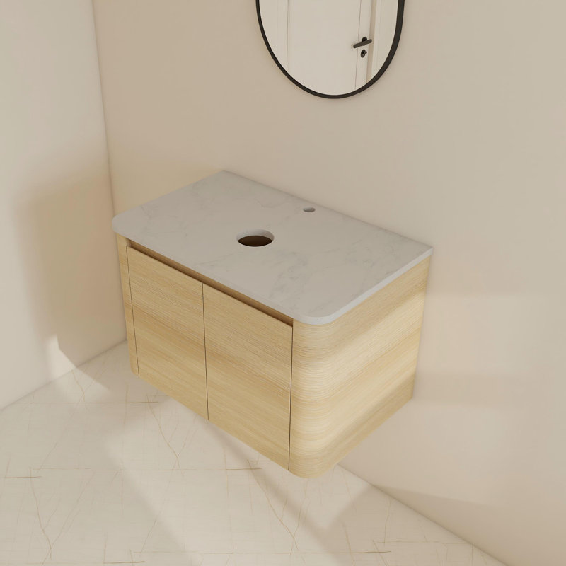 Base de meuble-lavabo simple 30 po, Beige
