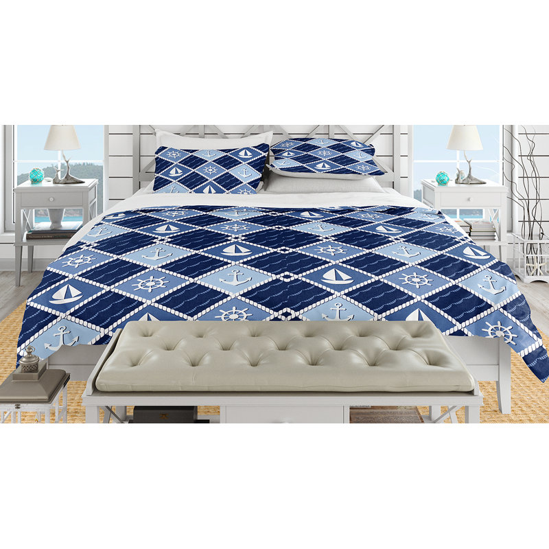 Ensemble de housse de couette Designart, Housse simple + 1 taie décorative