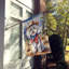 Drapeau Cowboy Welcome House-112699256