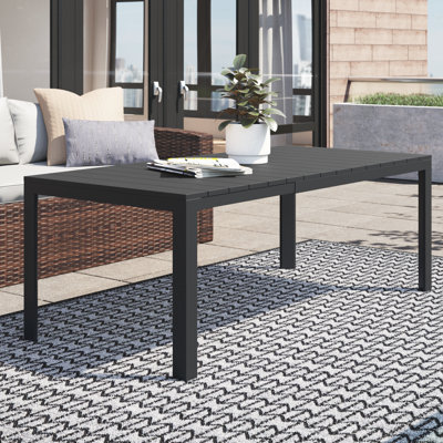Barbur Extendable Rectangular Outdoor Dining Table
