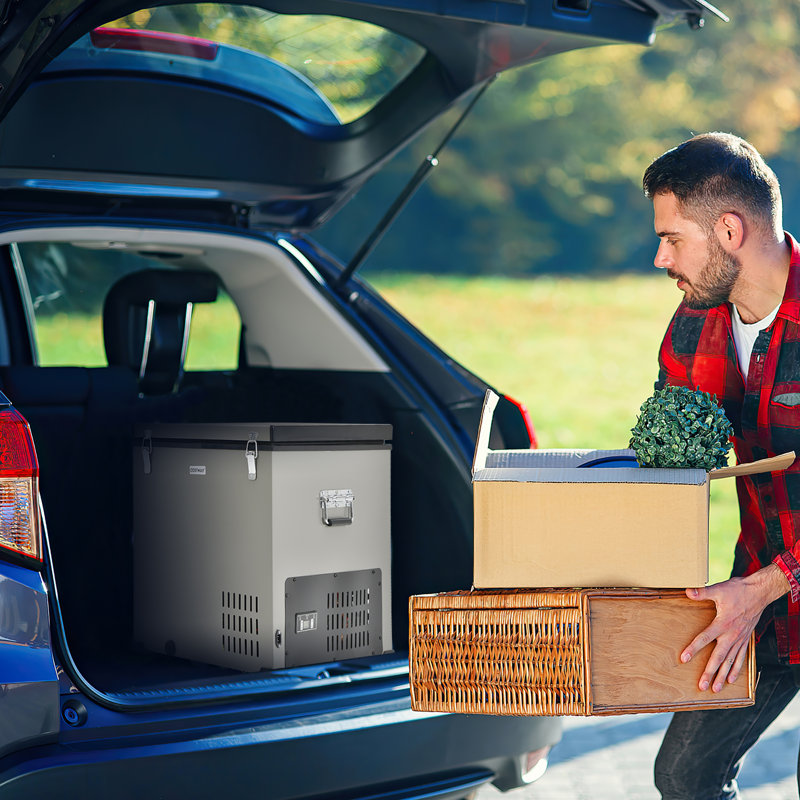 Costway 12 cu. Réfrigérateur autoportant avec congélateur