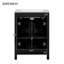 Ensemble de meuble-lavabo 24 po avec lavabo en céramique, meuble-lavabo peu encombrant - l 24 po x P 18 po x H 34 po, 2 portes à fermeture en douceur-124456388