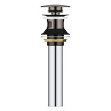 Universal Pop-Up Bathroom Sink Drain with Overflow