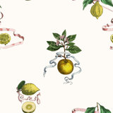 Lemon Toile 33' L x 20.5" W Wallpaper Roll
