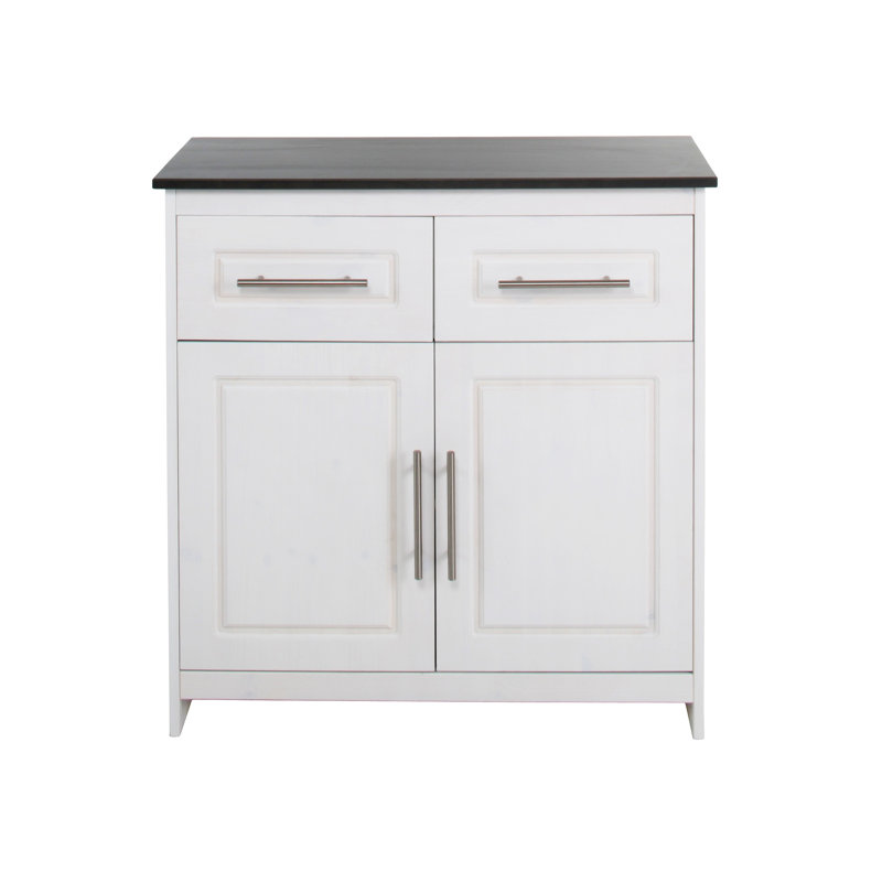 Dehaan Solid Wood Rectangle Accent Accent Chest, White