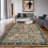 Oriental Machine Washable Rug for Living Room Bedroom Vintage Non-Slip Low Pile Rubber Backing Area Rug for Playroom Office Kitchen Dining Room Dorm and Bedside Decor-750503638