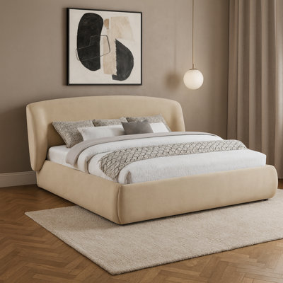 Burt Chenille Fabric Upholstered Bed