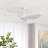 Kemp 52'' 3-Blade Modern Ceiling Fan No Light with Remote Control-318150469-302806290-302806289