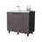 Smokey Oak Utility Sink And Cabinet
