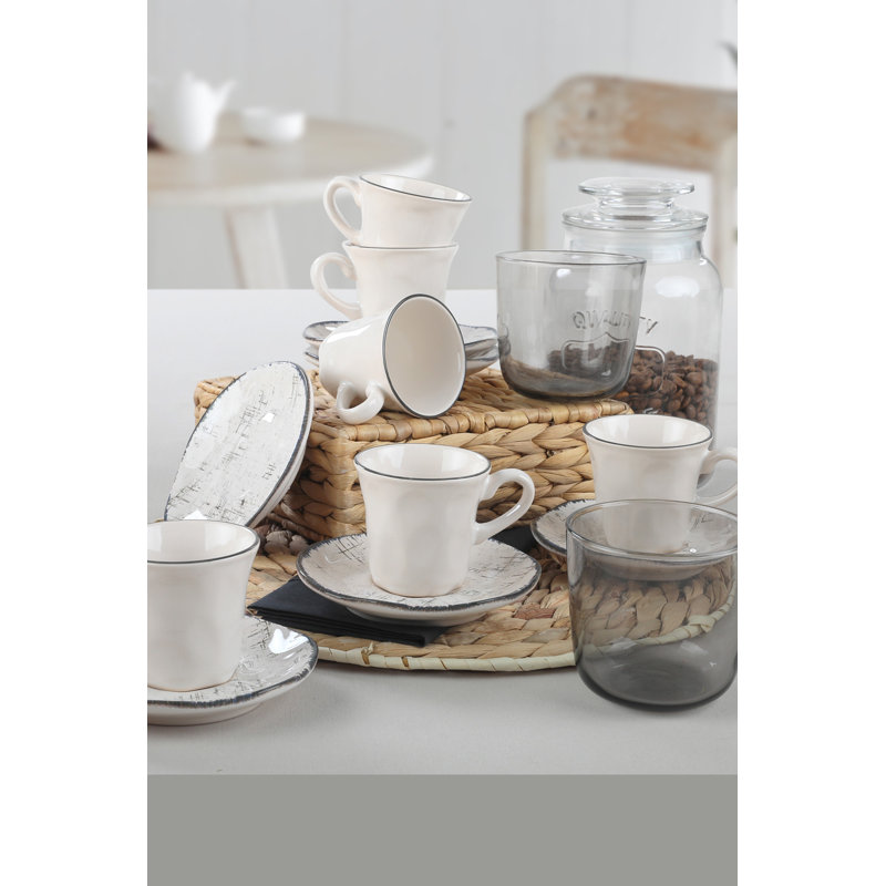 Tasse à espresso et soucoupe Cailah