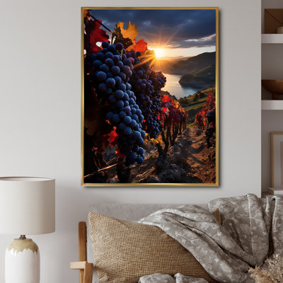 Scenic Vivid Vineyard I - Farmhouse Wall Decor