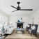 52'' Ceiling Fan With Lights And Remote Control