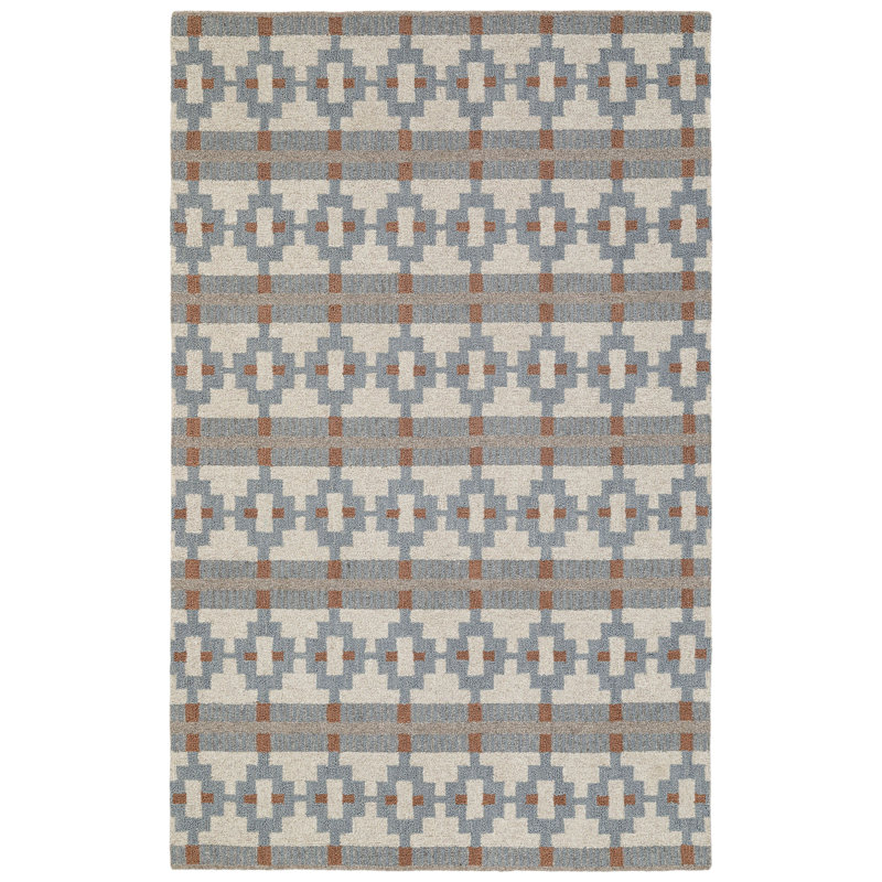 Tapis rectangulaire en laine Elsey, Rectangle 7'9" x 9'9"