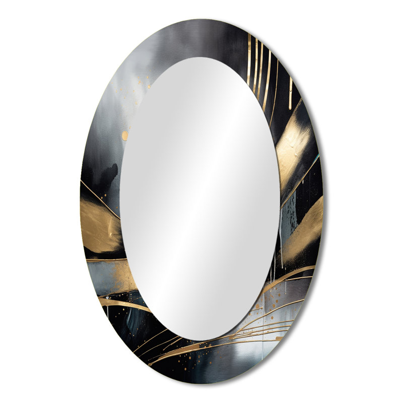 Miroir mural moderne Shapes And Lines, 36 po x 24 po