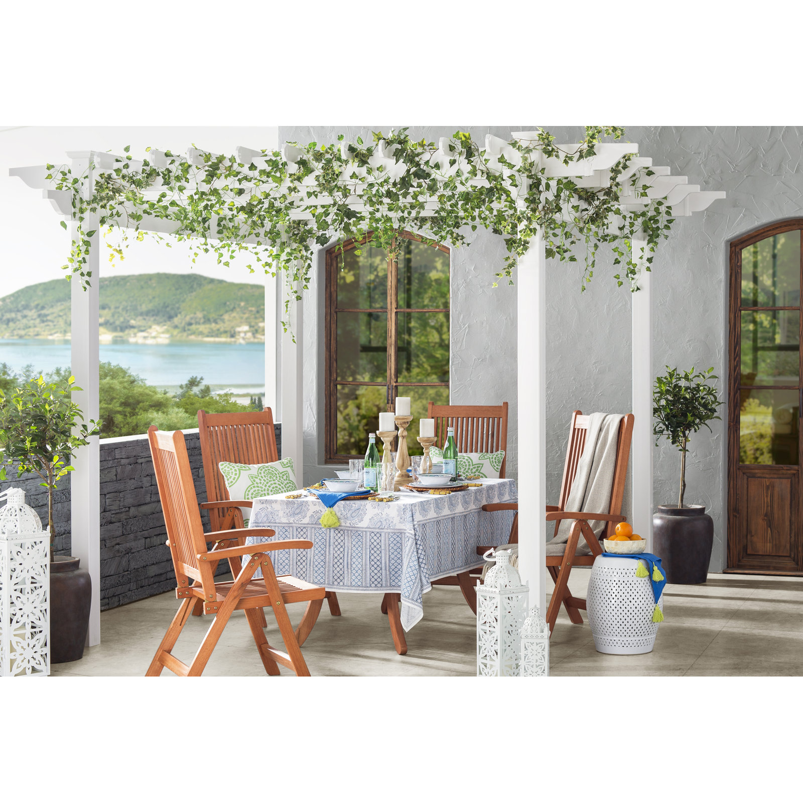  Cambridge Bamboo Handle 20-Piece Flatware Set
