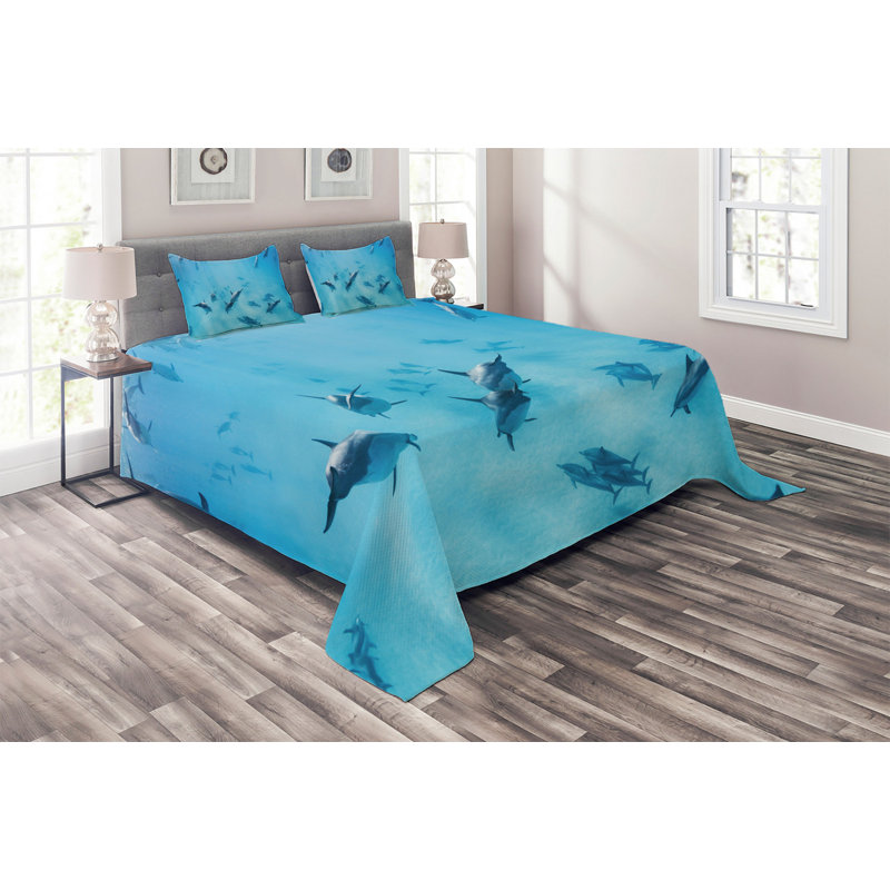 Bunny Coastal Polyester Coverlet