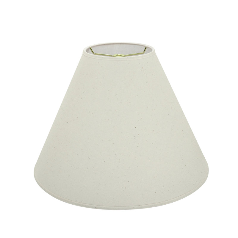 12 in. H x 16 in. W Cotton Empire Lamp Shade, Ivory