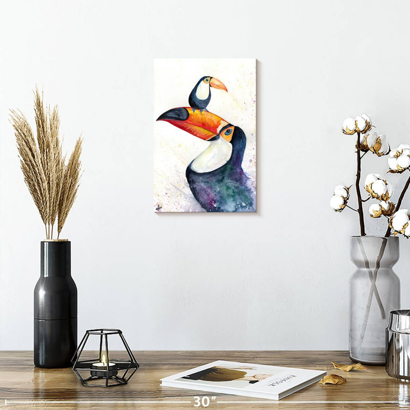 Brampt Toucan Play That Game, 12" H x 8" W