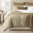Rustic Oat Comforter & 2 Shams Set California King-120831122