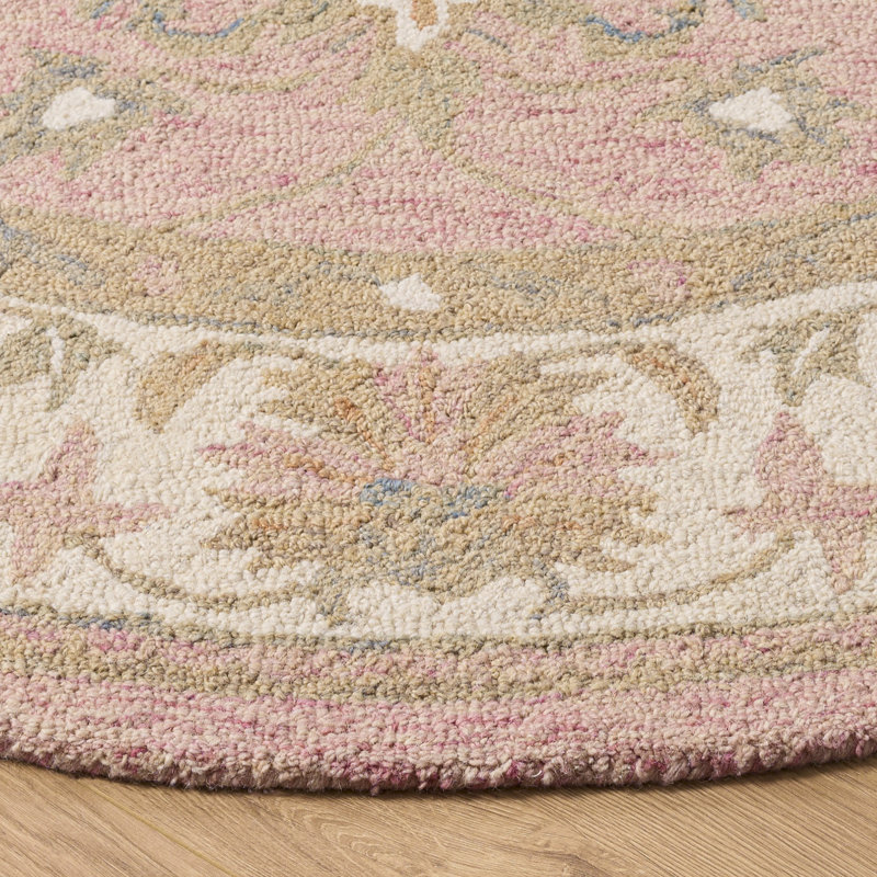 Heritage 125 Hand Tufted 80% Wool; 20% Cotton Oriental Rug, Round 6'