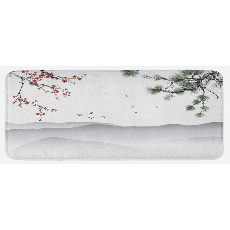 Eclectic Polyester Kitchen Mat