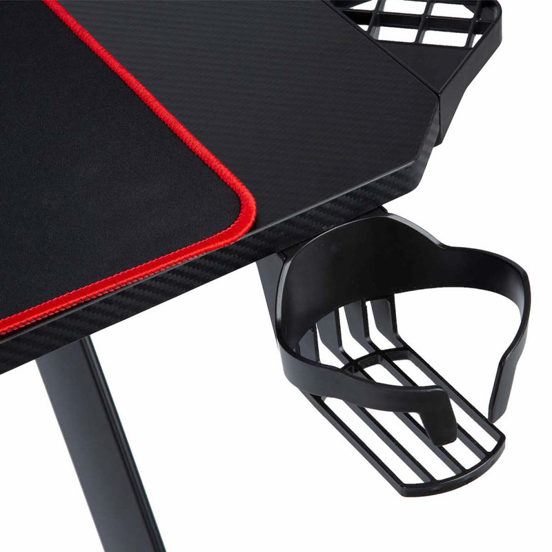 Bureau d'ordinateur en bois massif Iletta
