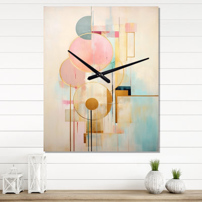 Horloge murale Pastel Grace