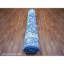 Tapis de couloir fin en laine saphir bleu foncé 3 pi 7 po x 10 pi Peshawar