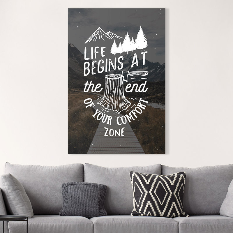 Life Begins - No Frame Print