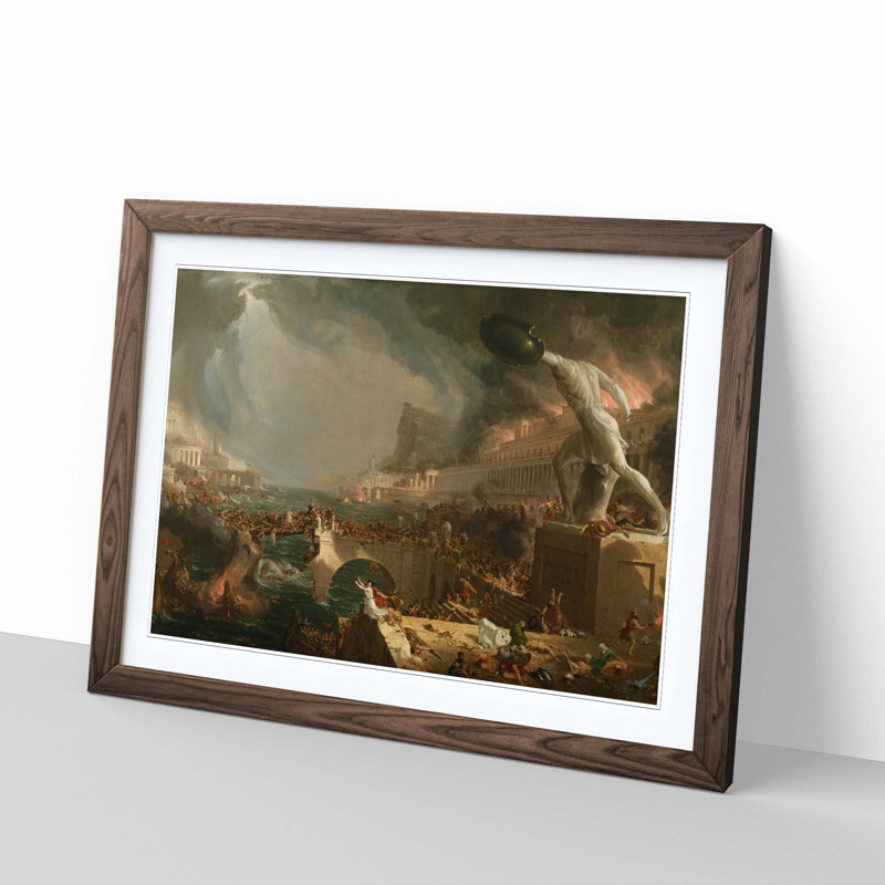 Thomas Cole - Single Picture Frame Painting, Walnut