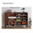 Wabi-Sabi Style Solid Black Walnut Shoe Cabinet-180137941