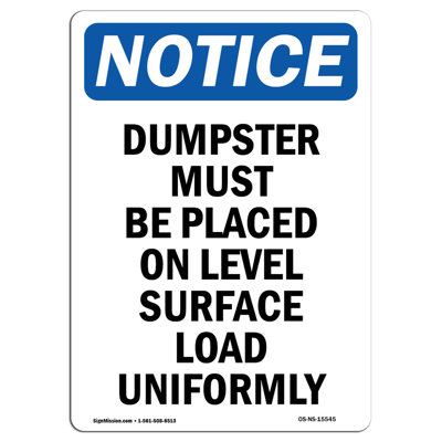 Avis «Dumpster Must Be on»