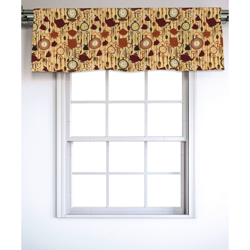 Sateen Ruffled Window Valance