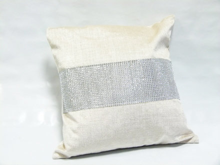Eclat Geometric Square Cushion Cover, Mink