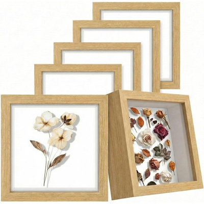 5x5 Small Shadow Box Frame Set Of 6