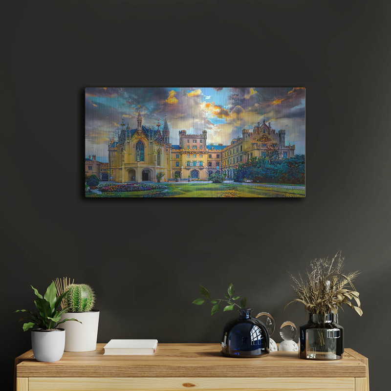 «République Tchéque Hlohovec Lednice Valtice» par Pierre Gavidia, 24 po x 12 po, H 12 po x l 24 po