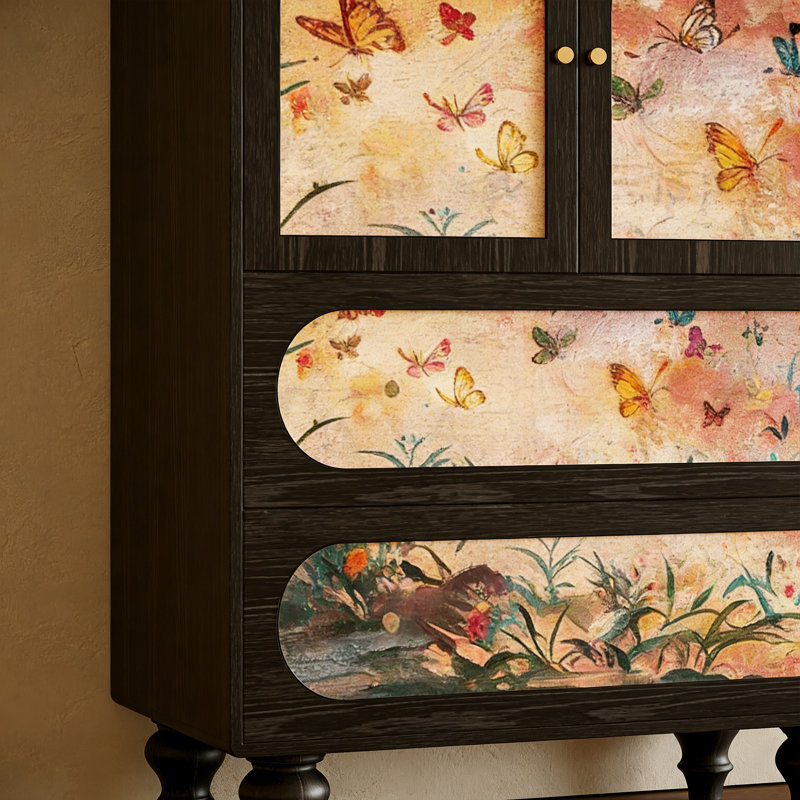 Armoire de rangement Painted Butterfly