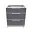 Cuisine d'extérieur Blue Sky Outdoor Living - Ensemble 3 pièces de 90 x 36,75-38,25 po avec acier inoxydable de qualité alimentaire et conception pliable brevetée - OKC3PC